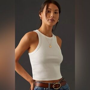 Maeve by Anthropologie The Racerback Blair Cropped Tank